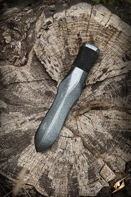 Throwing Knife with Leather Grip, LARP Weapon