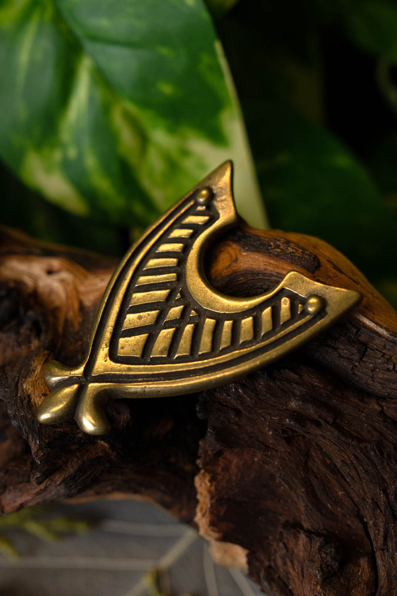 Middeleeuws riemeinde 4,5 cm, brons