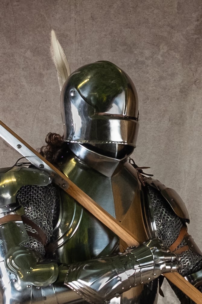 Swiss sallet (1490-1500), 1.6 mm (battle-ready)