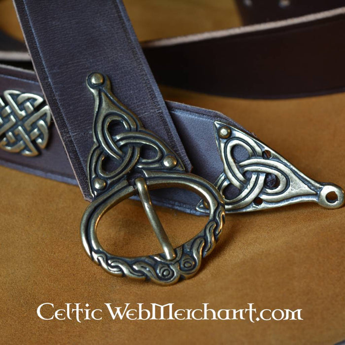 Belt Borre style deluxe, 165 cm, brown