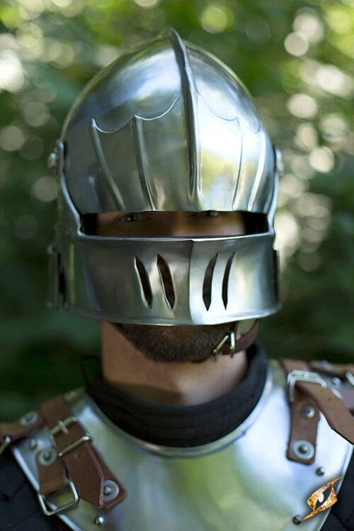16th century sallet, patinated, 1-1.2 mm