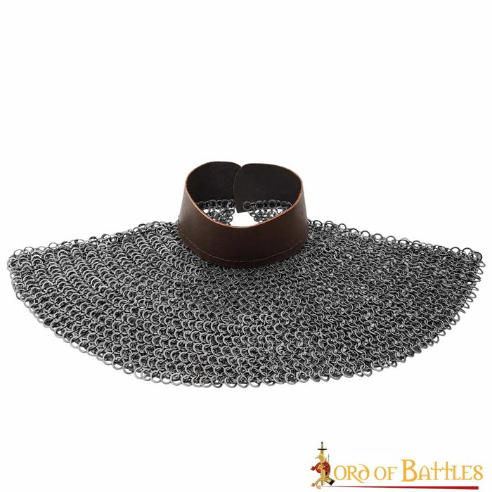 Chainmail standard, mixed riveted round rings, 9 mm