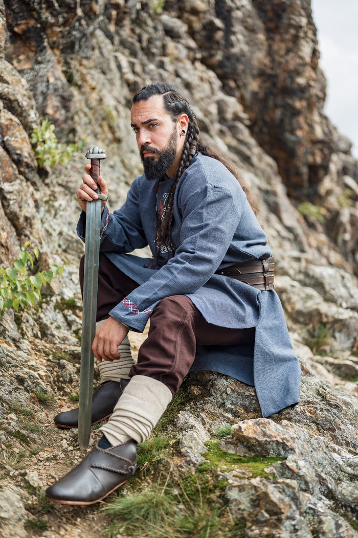Germanic tunic Ulfhednar, blue