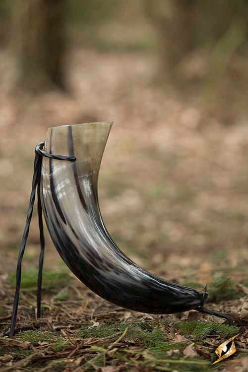 Drinking horn stand hand-forged, 0,3-0,5 liter horns
