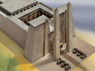 Model building kit Egyptian temple 1550 - 1070 BC.