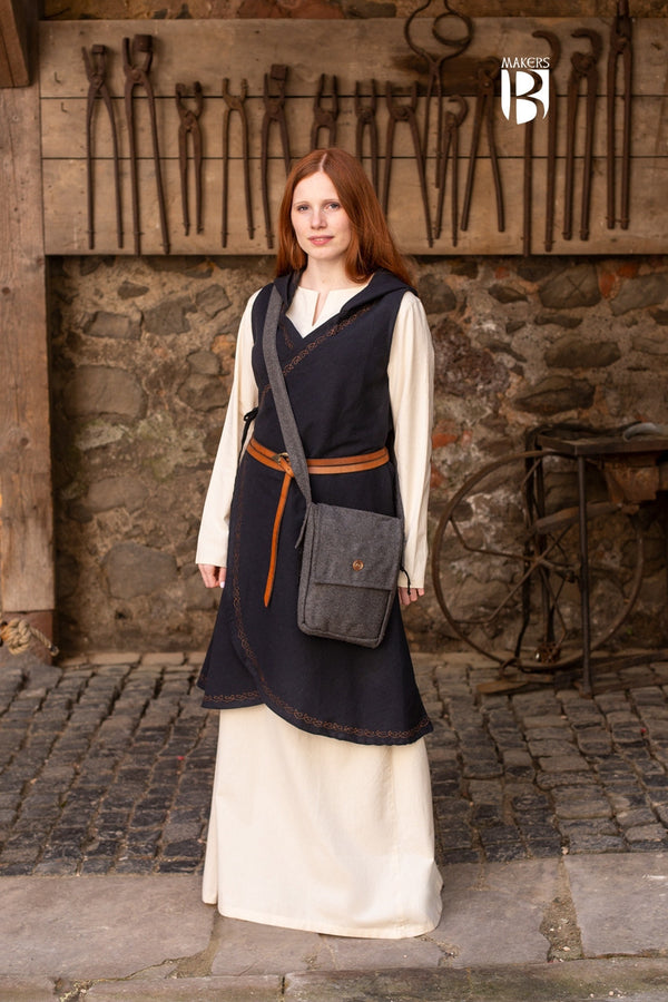 Wool bag Juna, dark grey