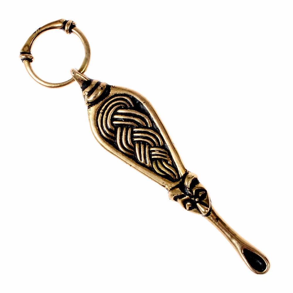 Viking ear spoon Adelsö, bronze