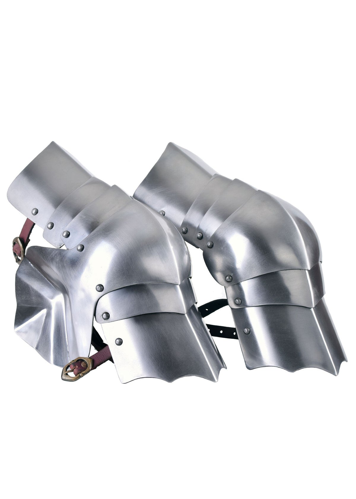 15th century poleyns, knee armour, 1.2 mm