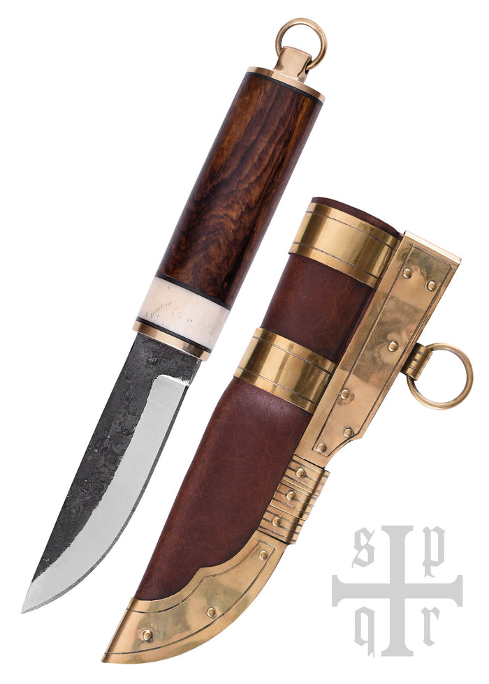 Viking knife 9th-10th century, Gotland type, semi sharp