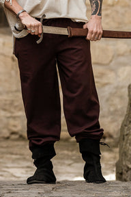 Cotton trousers, brown