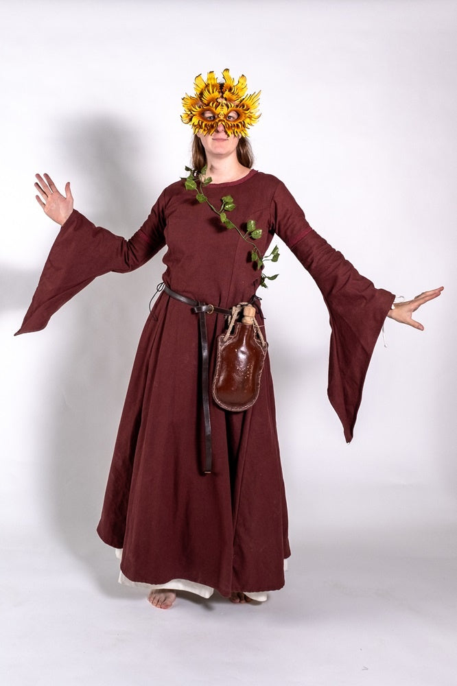 Leather bird mask