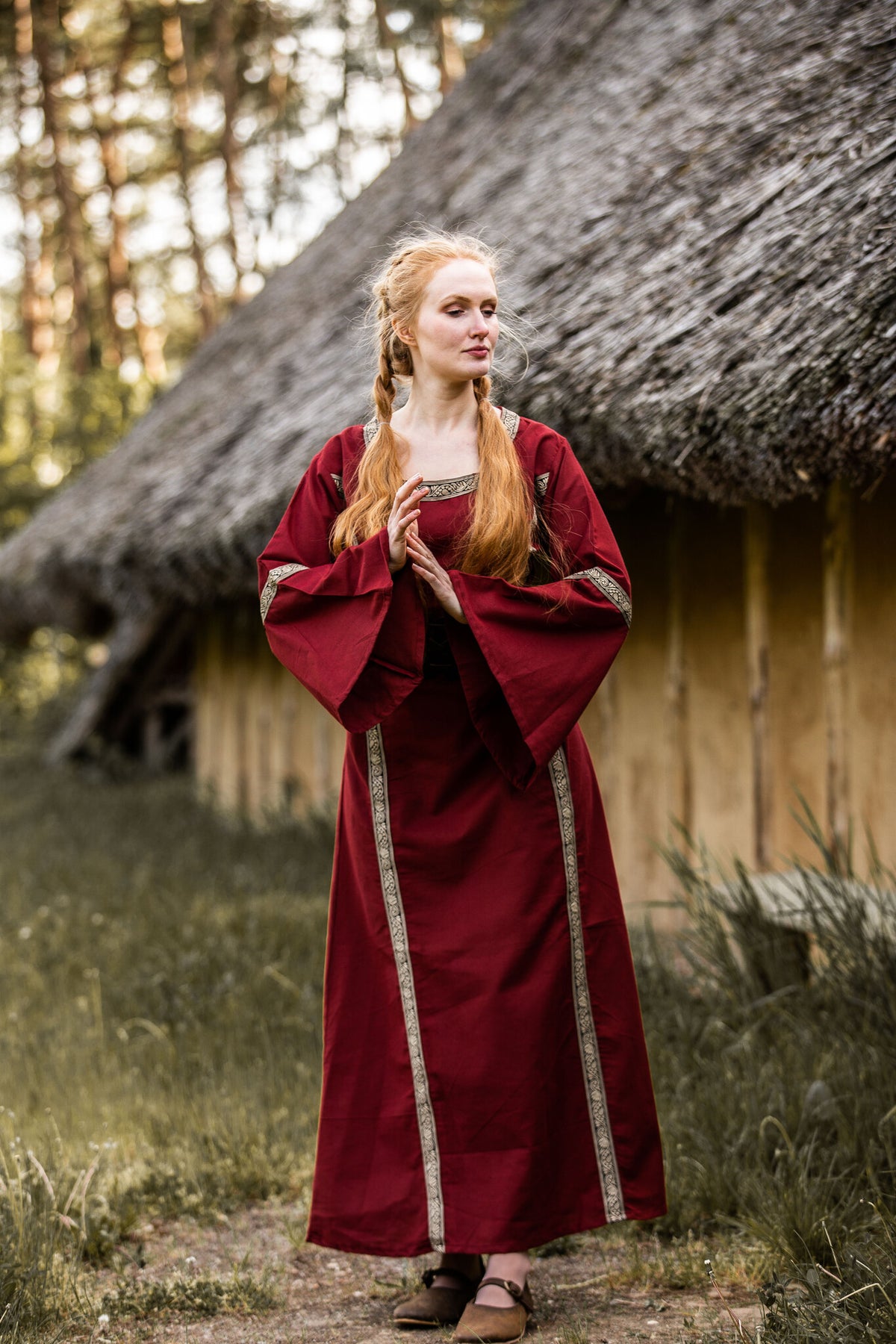 Dress Cleena red