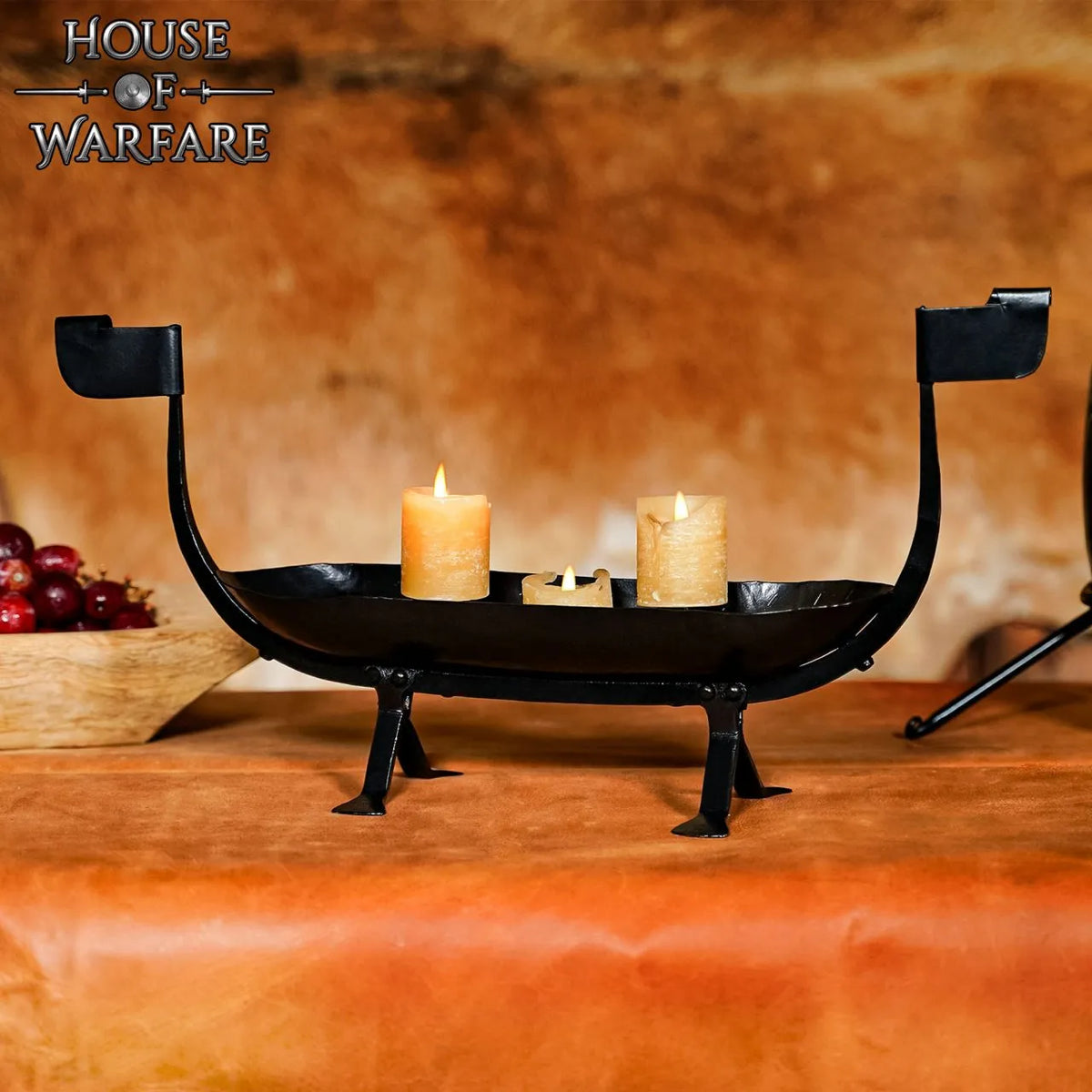 Candle holder Viking ship