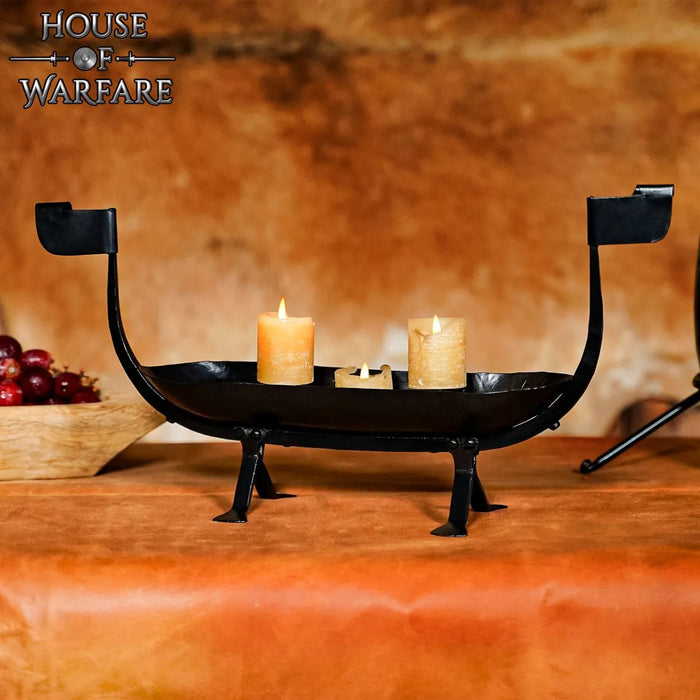 Candle holder Viking ship