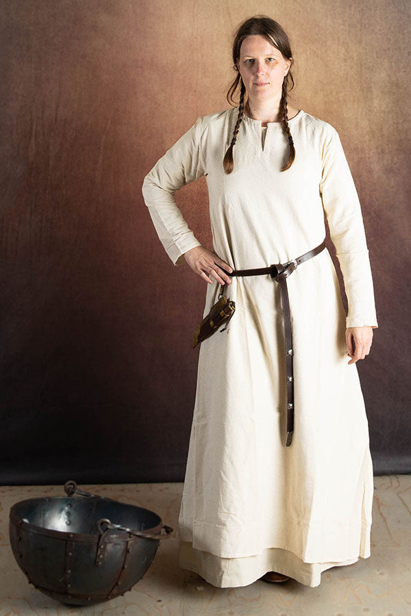 Viking dress Valdis, natural