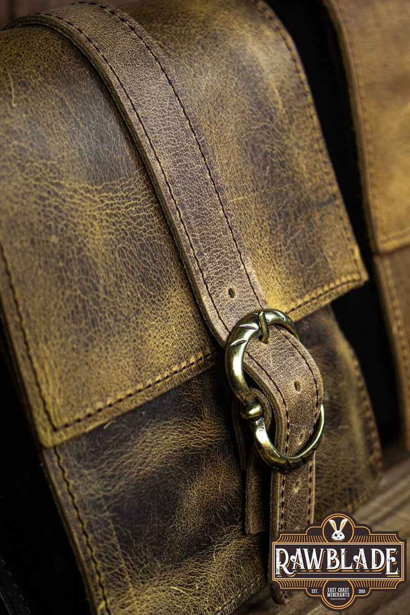 Borsa Valiant con doppia cinghia – effetto usurato