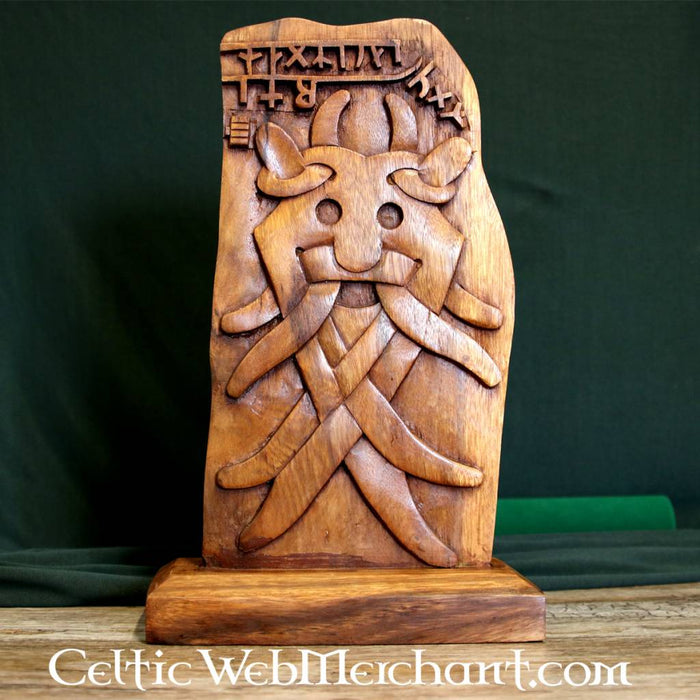 Masked Odin, runestone