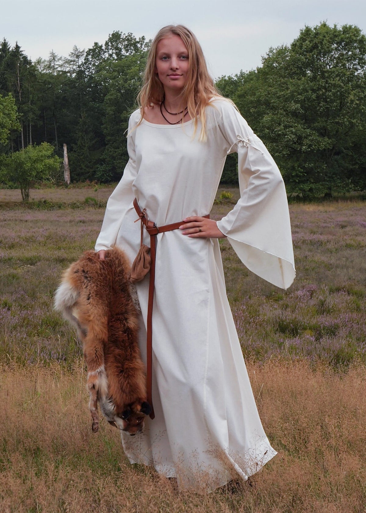 Gothic bliaut Iseult, natural
