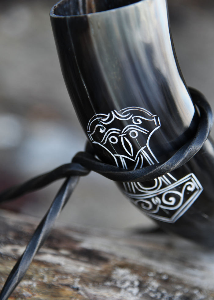 Drinking horn Mjolnir, 200-300 ml