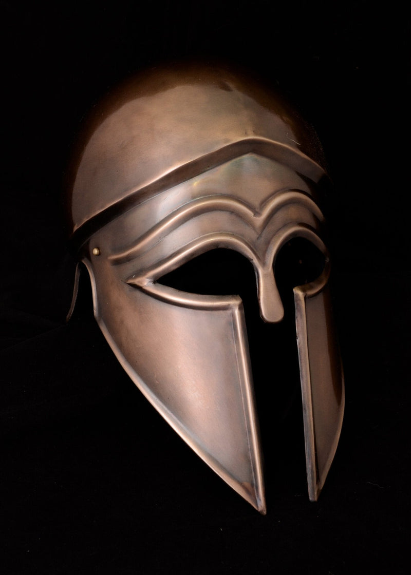 Korintisk-italiensk hjelm, bronzeret, 1,3 mm