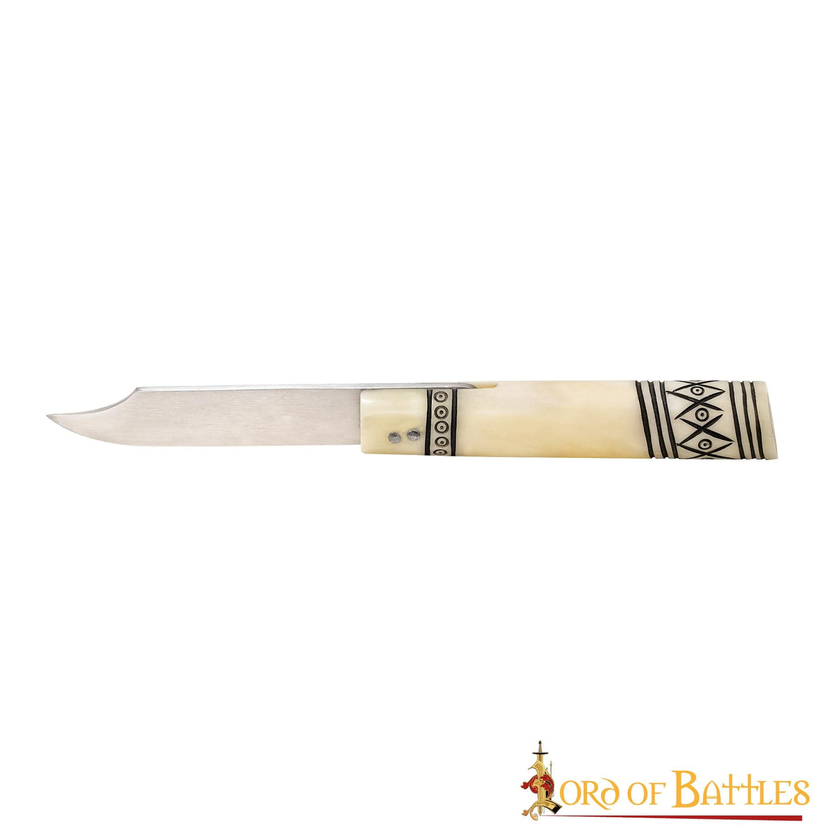 Viking folding knife Birka, stainless steel, semi-sharp