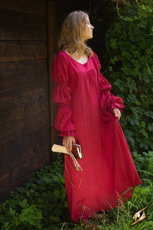 Vestido renacentista Lucretia, rojo