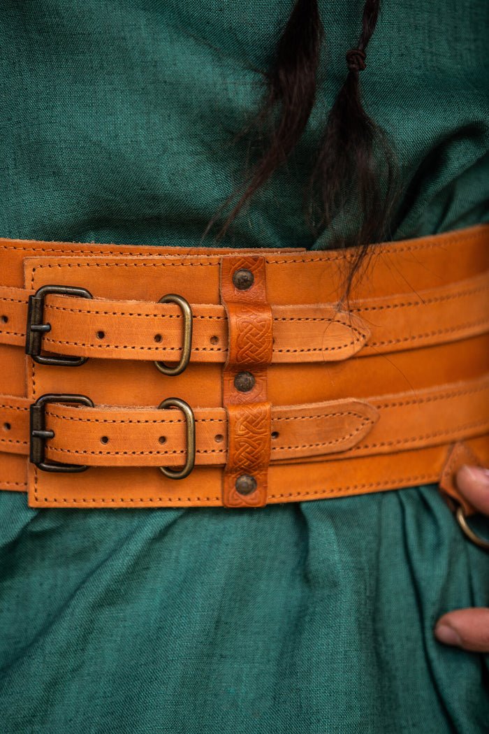 Viking belt Sif, brown