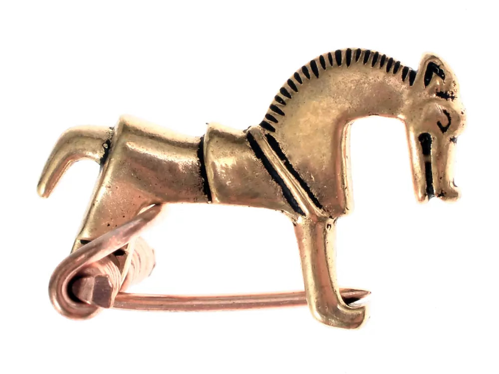 Celtic horse fibula, bronze