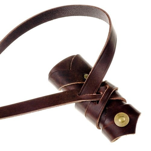 Luxury Viking sword belt, 135 cm, brown