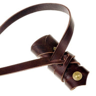Luxury Viking sword belt, 135 cm, brown