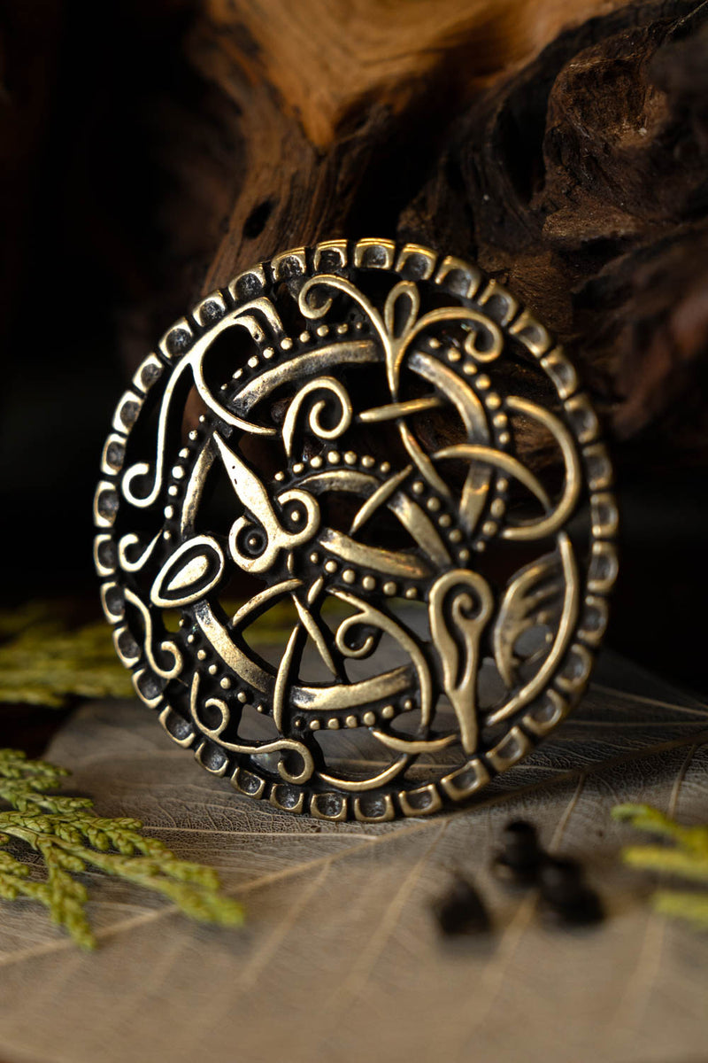 Vikingebæltebeslag Pitney, sølvfarvet