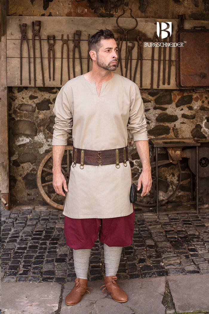 Medieval tunic Leif, natural