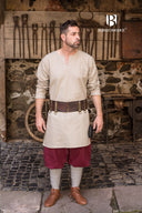 Medieval tunic Leif, natural