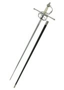 Swept Hilt Rapier with bone grip, sharp