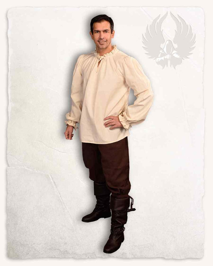 Pirate shirt Bastian, cream