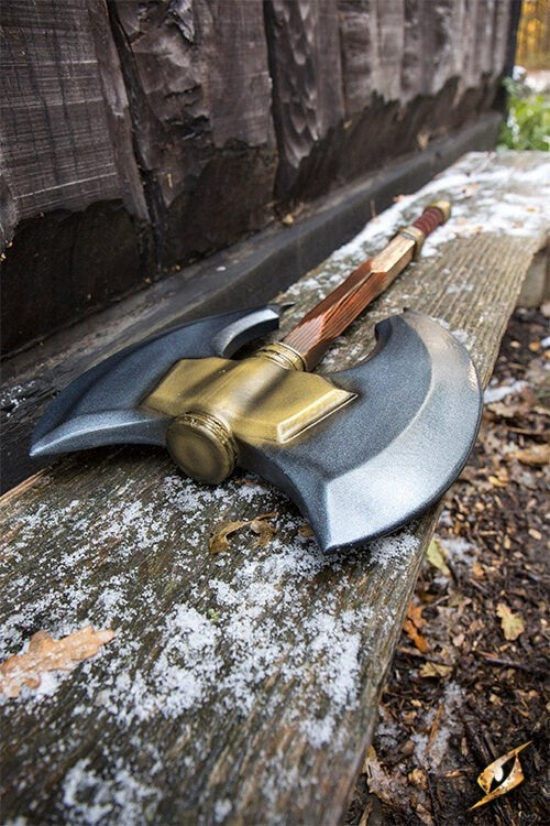 LARP double battle axe