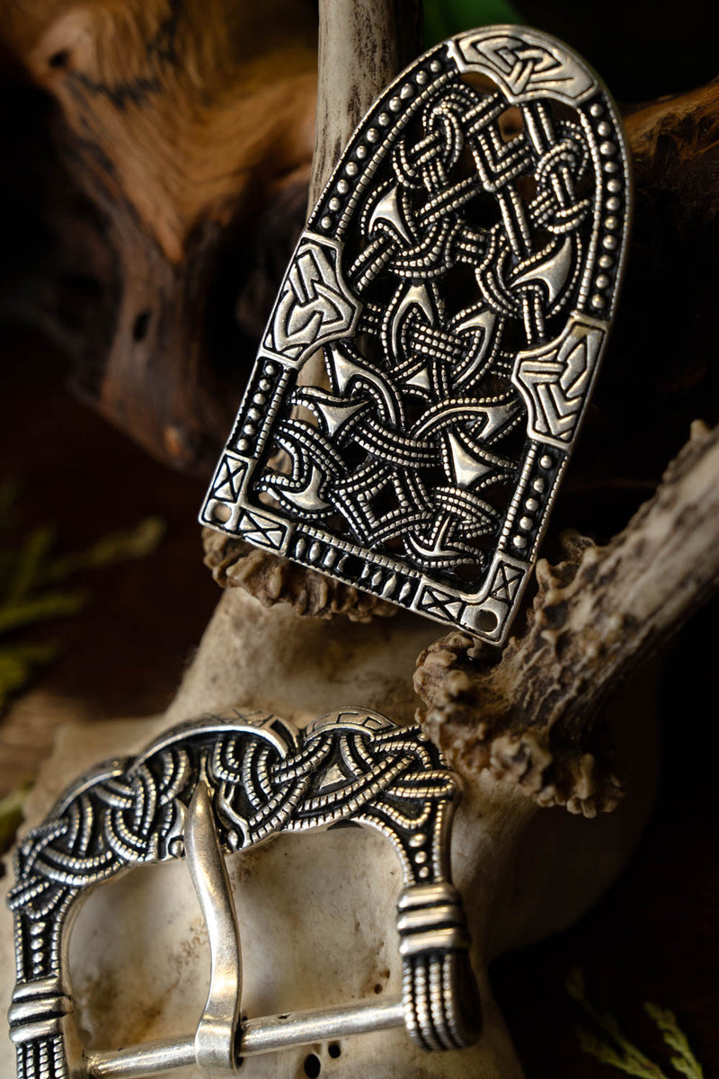 Gokstad bältesbeslag, silver