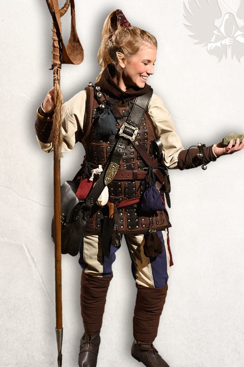 Fasce per braccia Hamond, misto lana, marroni