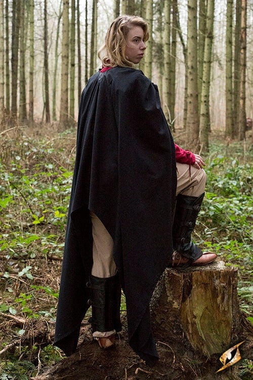 Mantel Jaimie, zwart