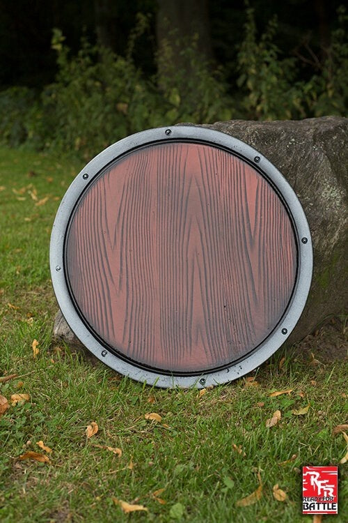 Ready for Battle LARP wooden round shield