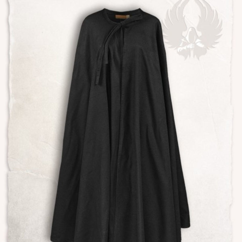 Musketiermantel Tilly, schwarz