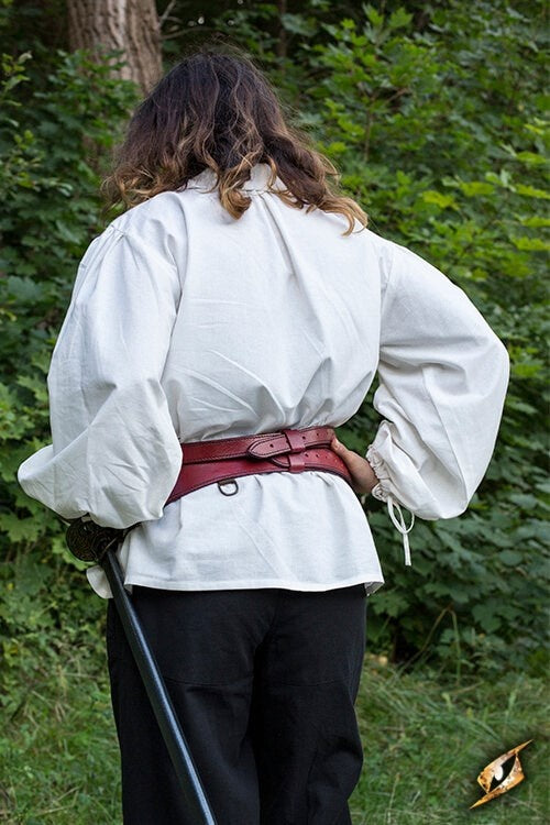 Zweiteiliger Schwertgürtel, rot