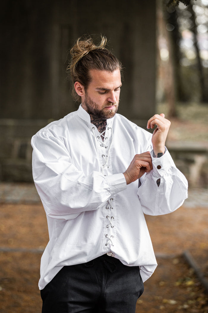 Medieval shirt Dagwin, white