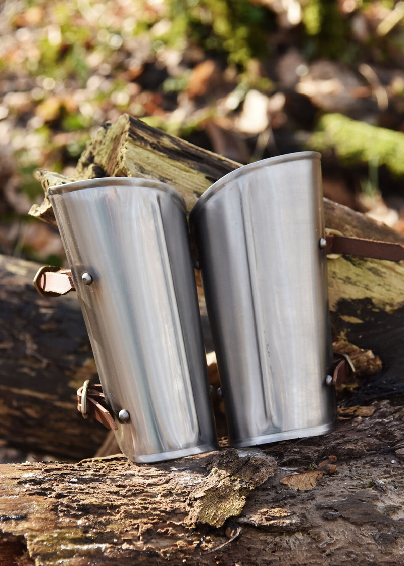 Steel bracers, underarm armor, 1.2 mm