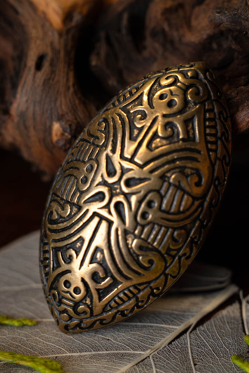 Jellinge tortoise brooch, bronze