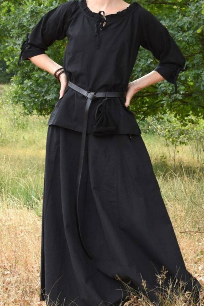 Renaissance blouse Anne, black
