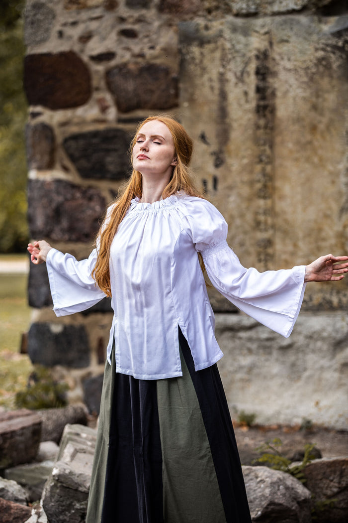 Baroque blouse, white