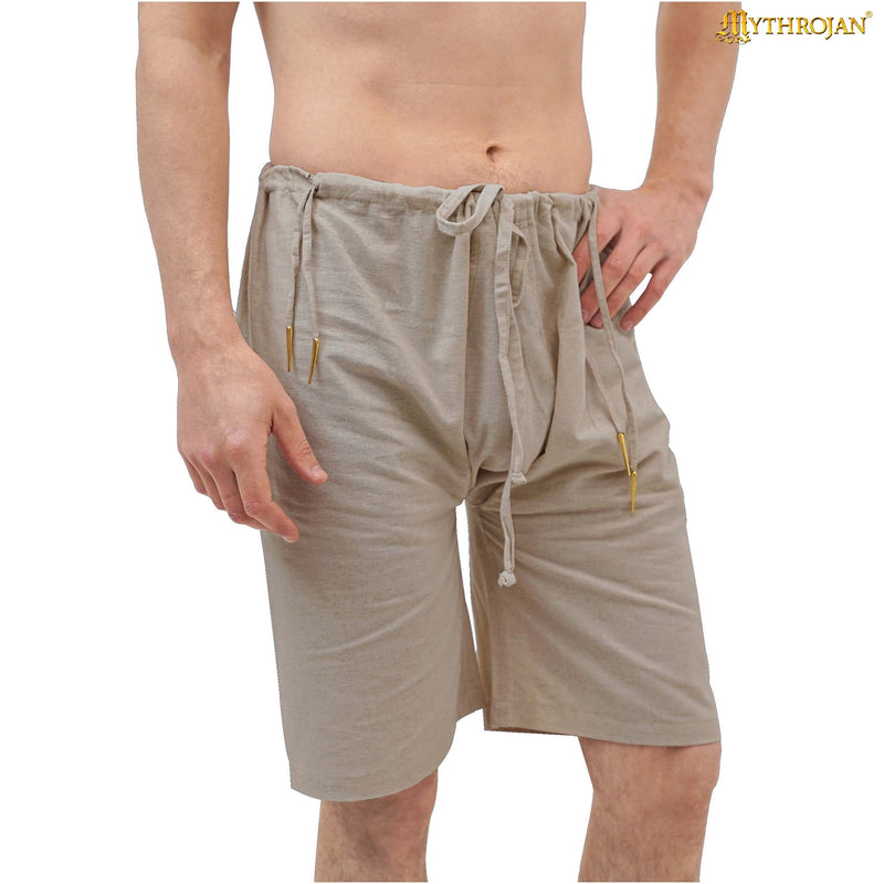 Middeleeuwse braies, linnen, naturel