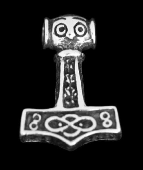 Viking Small Ödeshög Thor's hammer, sterling silver