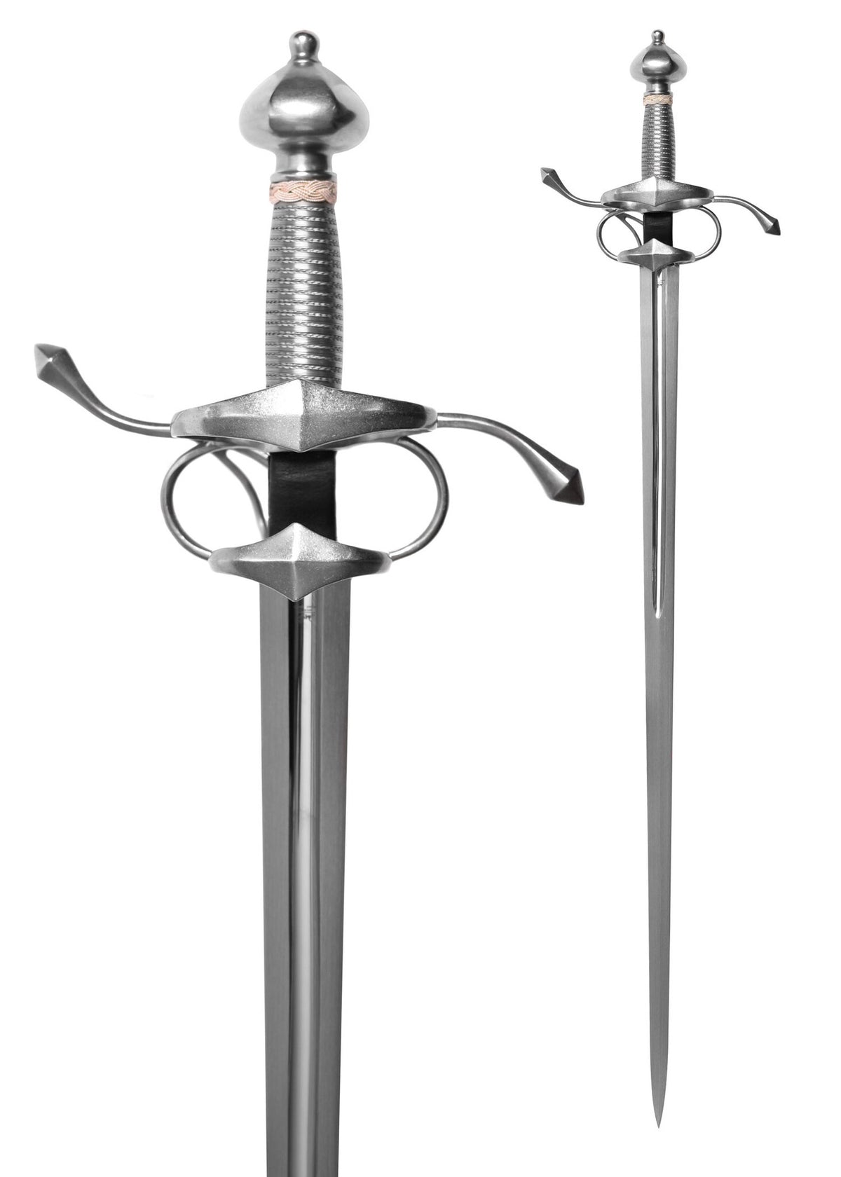 Side Sword with steel wire grip, sharp